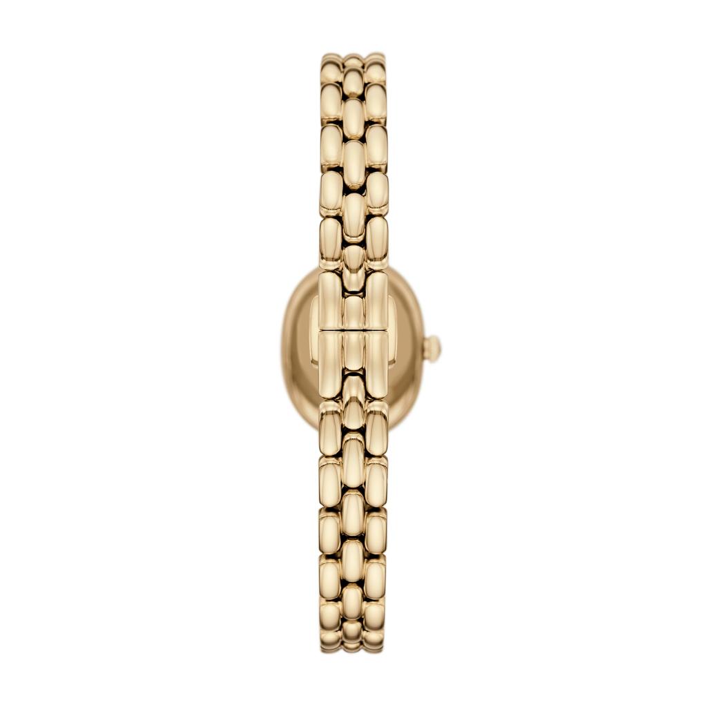 Emporio Armani Женские часы из нержавеющей стали AR11721 с двумя стрелками, золотистый тон,
