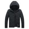 Стеганая одежда мужская большого размера съемная шапка хлопковая одежда осень и зима новая стеганая одежда с капюшоном куртка мужская одежда