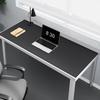 Cacoy 120x50см PU Кожаный Настольный Расширенный Игровой Коврик для Мыши Водонепроницаемый Многофункциональный Настольный Коврик для Офиса Черный Коврик, Коврик, -