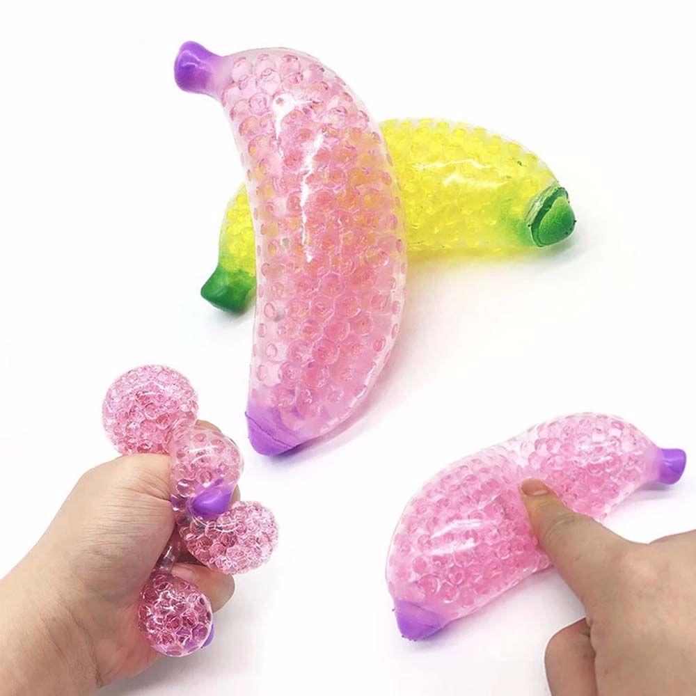 Toy Autism Toys Fidget Toys Simulation Fruit Banana Sensory Toy Mini Ball Toy Stress Reliever