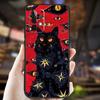 Чехол-кошка Таро Смерти для Samsung Galaxy A32 A56 A16 A15 A22 A52 A54 A14 A26 A36 A55 A35 A05 A06 A53 A33 A13