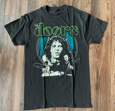 Лицензионная футболка The Doors ЧЕРНАЯ ВСЕ Размеры S-5XL МУЖСКАЯ BSS17 Унисекс футболка