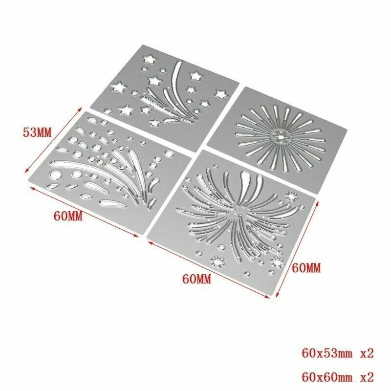 Рамка для фейерверка, металлический трафарет, сделай сам, скрапбукинг, альбом, бумажная карта, тиснение, ремесленный декор, художественная высечка, праздновать