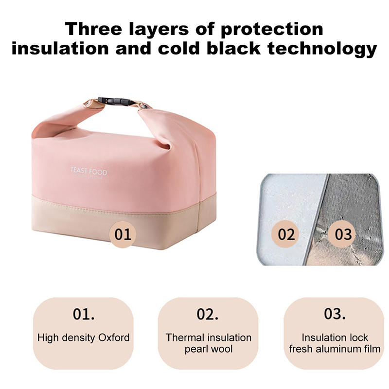 Изолированная сумка для ланча с плечевым ремнем, герметичная сумка-тоут и кроссбоди, переноска для пищевых контейнеров для работы, школы