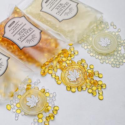 100 шт., прозрачные уплотнительные клейкие бусины для сургучной печати, сургуч, свадебное украшение, подарочный конверт, принадлежности для рукоделия HCL025