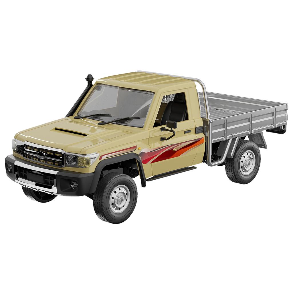 Remote Control Car, 2.4GHz Electric Vehicle with LED Lights, 1:14 Scale Rechargeable Pickup Truck