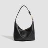 Simple Bag European and American New Lychee Pattern Underarm Bag Soft Leather Versatile Casual Dumpling Bag Women's Bag