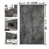 Наклейка на обои Boobest Marble, ширина 80 см, длина 4 м, толстая наклейка на обои, съемная, стильная, скандинавская, темно-серая, листовая, мраморная