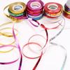 Лента для завивки 5 мм*10 м, 8 цветов, набор из 10 штук, лазерная цветная блестящая лента для воздушных шаров, декоративная упаковка для дня рождения, свадьбы, предложения, годовщины, вечеринки, выбора