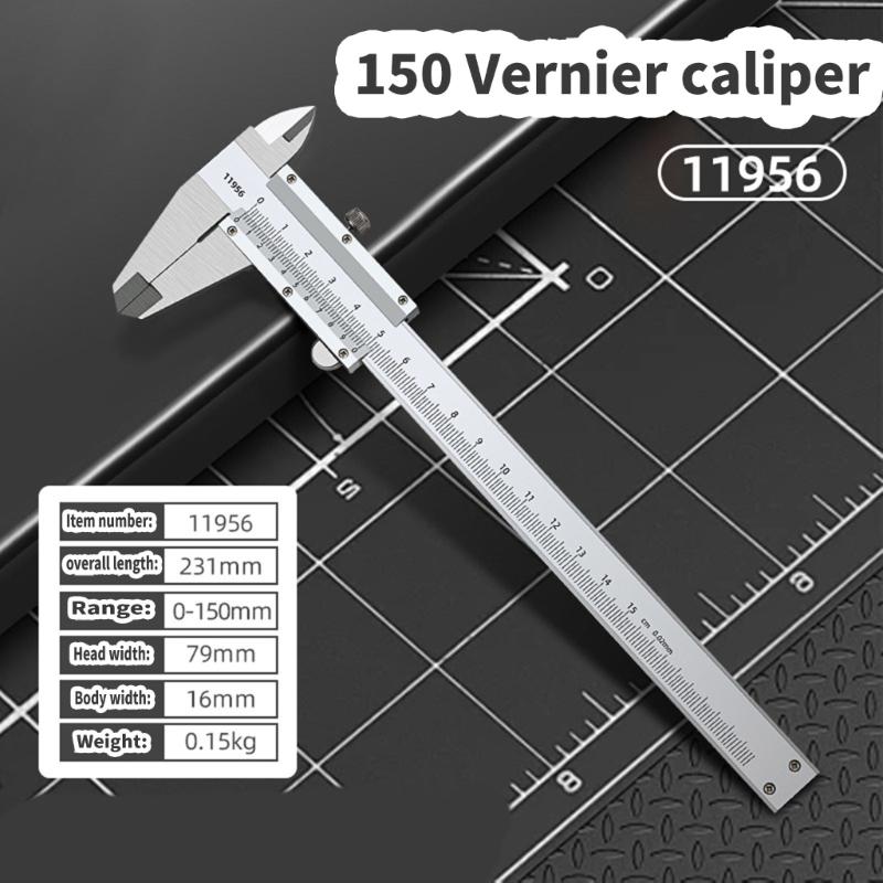Штангенциркуль из нержавеющей стали 150/200/300 мм Штангенциркуль Измерительный инструмент Ручной микрометр для измерения глубины и диаметра