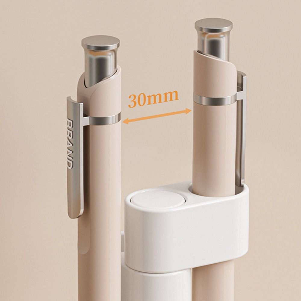 ABS Desktop Pen Rack Household Makeup Brush Holder Portable Toothbrush Holder Students