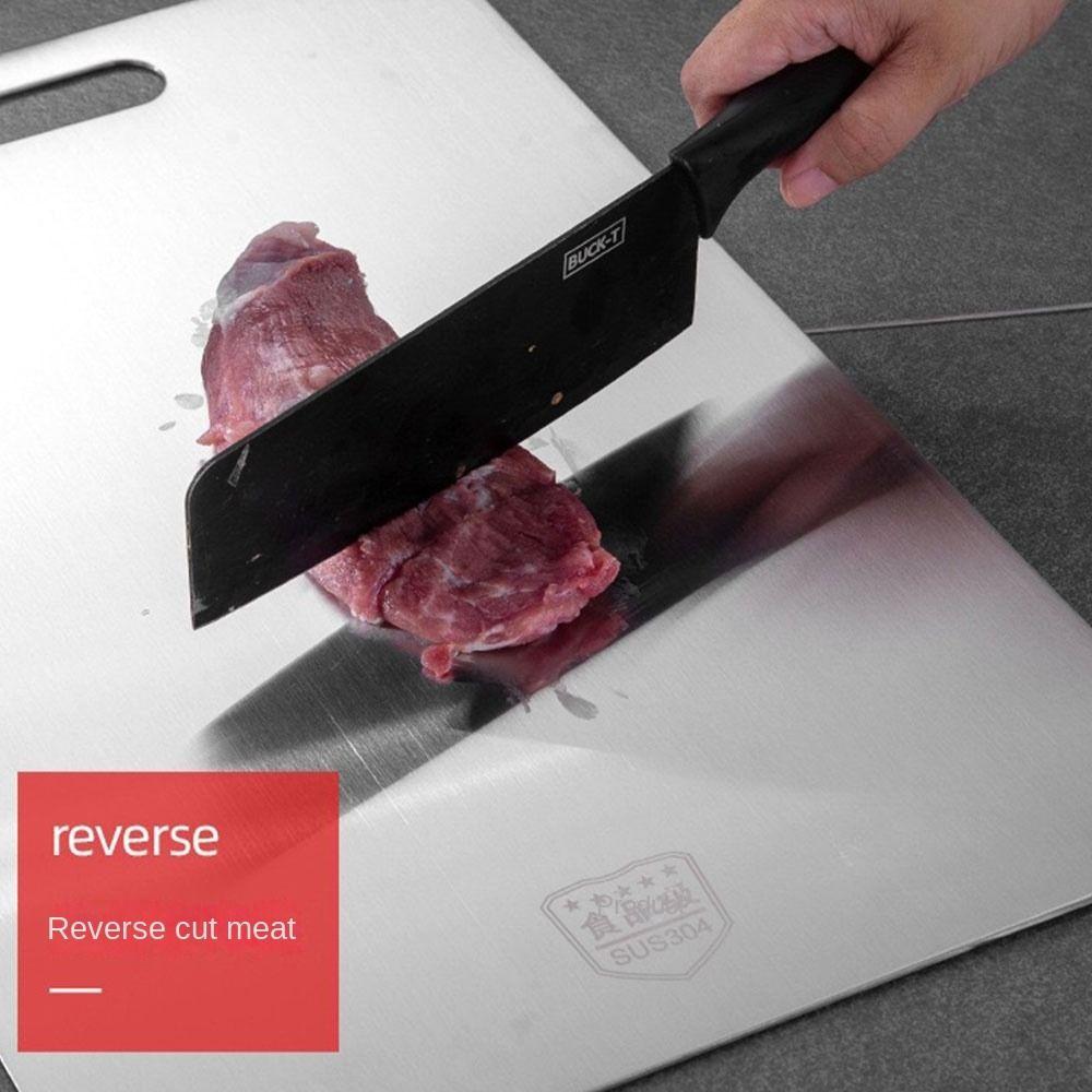 Разделочная доска из нержавеющей стали Утолщенные коврики для разделочной доски Многофункциональная разделочная доска