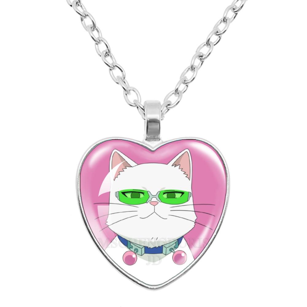 Кулон с персонажами мультфильма Saiki K: Сайки Кусуо, Сайто Шуичи, Терухаши Кокоми. Кулон в форме стеклянного сердца. Украшение-шарм. Подарок.