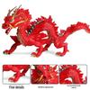Dinosaur & Dragon Plastic Toy Set: Mythical Animal Figures for Kids