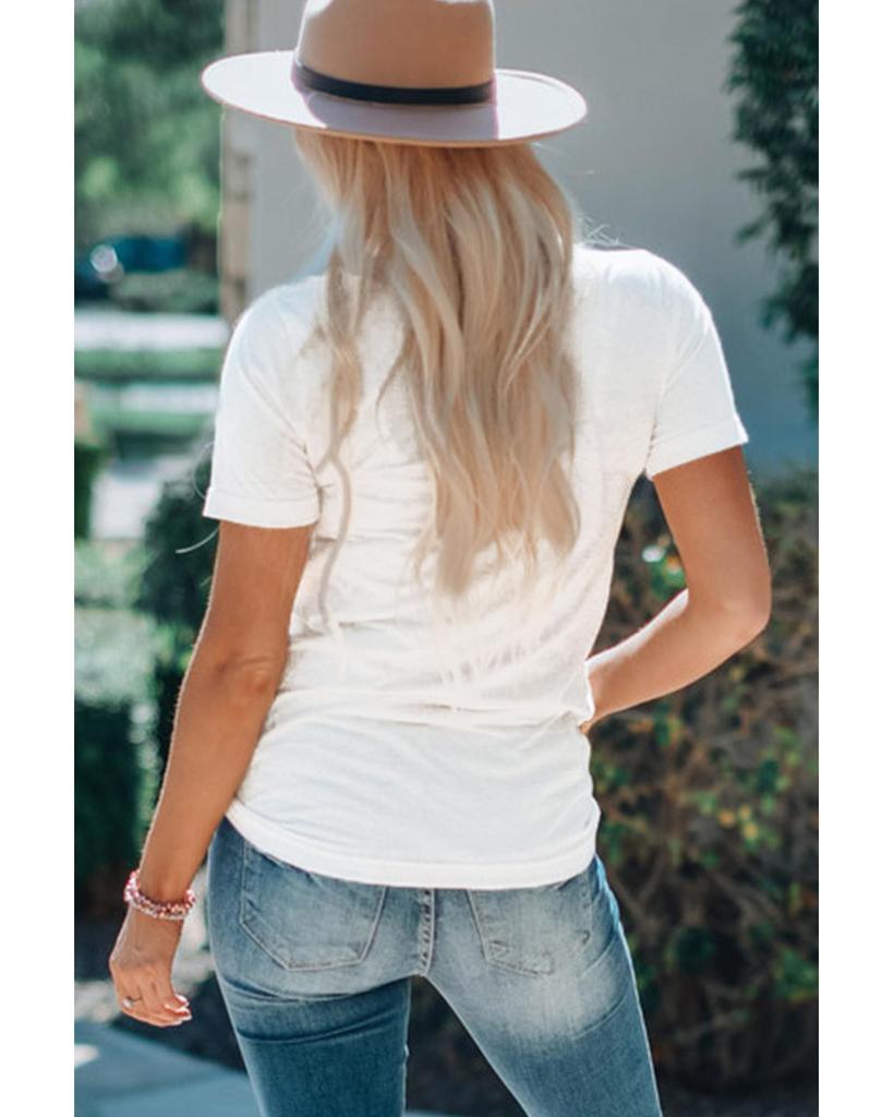 Azura Exchange Футболка с графическим принтом и круглым вырезом