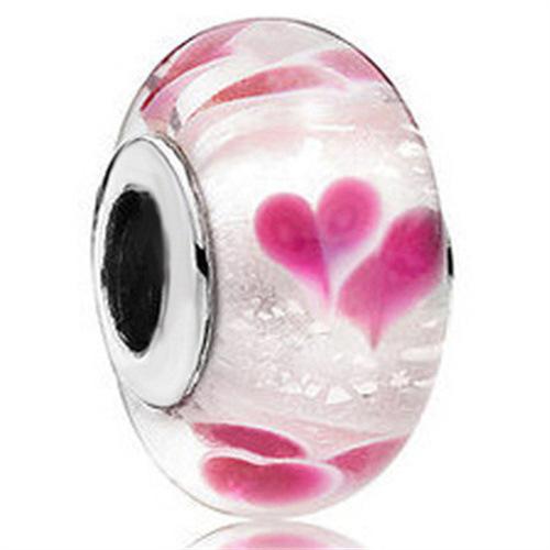 Bracelet Women'S Love Glazed Beads Colored Beads Loose Beads String Decoration Diy Jewelry Accessories