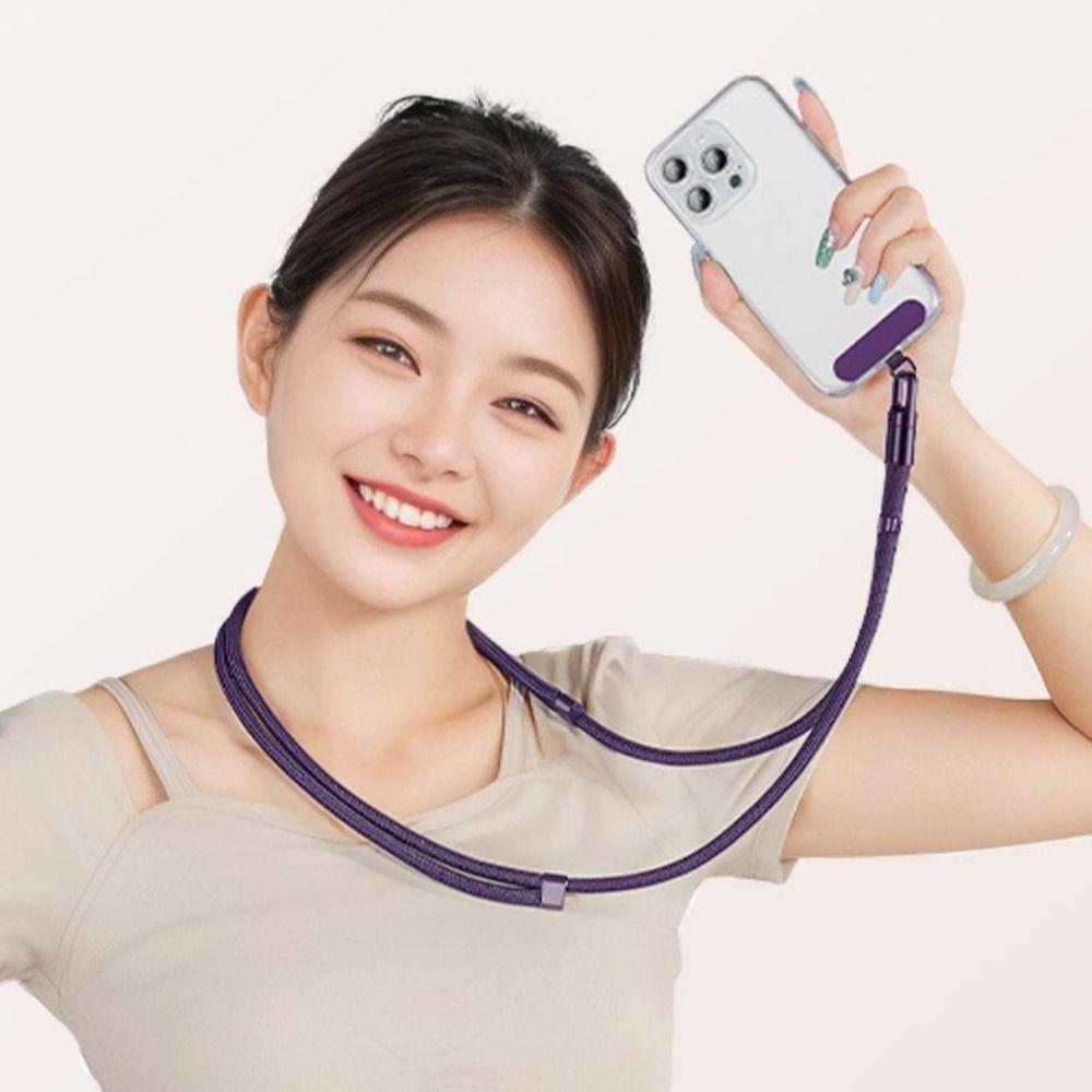 Adjustable Lanyard Woven Hanging Wrist Straps Cell Phone Accessories Hanging Rope Mobile Phone