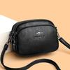 Three-layer Bag Female Fashion Multi-layer Simple Shoulder Bag Large Capacity Cross-body Mother Bag