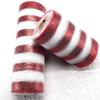 26cmx10 Yard Gift Packaging Mesh Fabric Stripes Gift Wrapping Ribbon Christmas Tree Decor