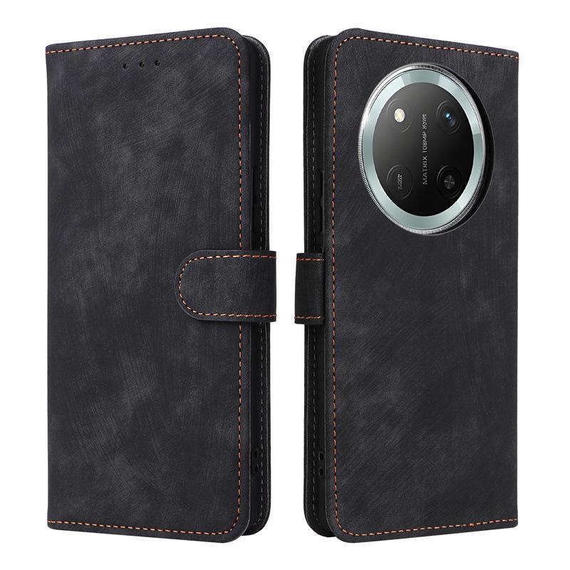 Flip Cover for Honor X60 Pro 5G/Honor X9C PU Leather Full-Body Protection With [RFID Blocking]