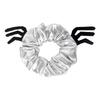 High Elastic Bat Wing Hairband Shiny Metallic Spider Hair Tie Halloween Scrunchies  Festival Gift