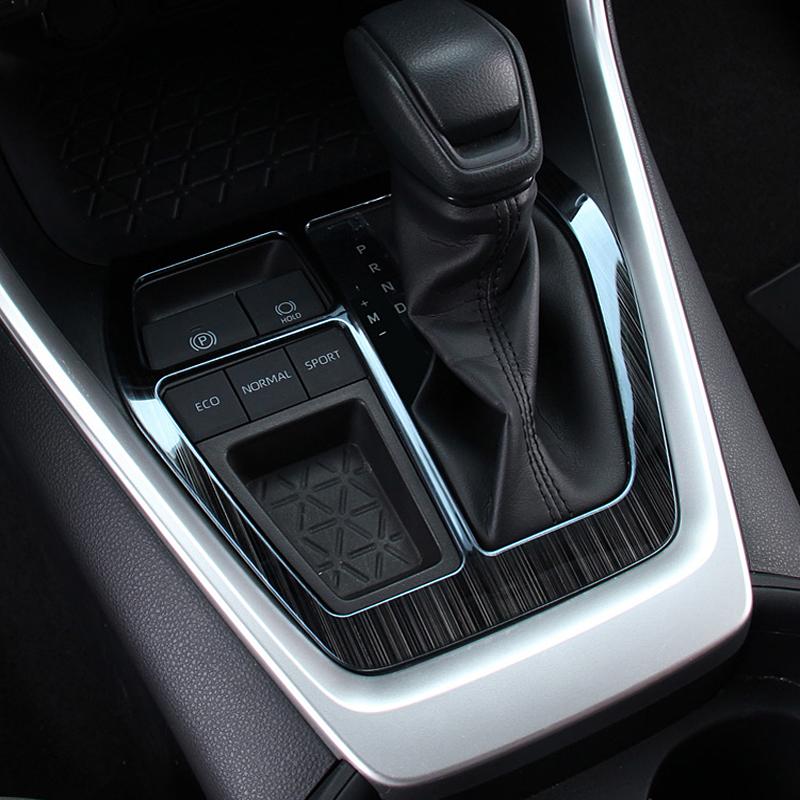 Для Toyota RAV4 XA50 2019-2021 2022 2023 RAV 4 Hybrid из нержавеющей стали для автомобиля, панель переключения передач, защитная накладка на внутреннюю часть