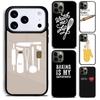 Чехол для телефона с рисунком «Люблю печь» Шеф-нож для iPhone 17 16 15 Pro Max Air 14 13 12 11 Plus Ударопрочный Capa Cover
