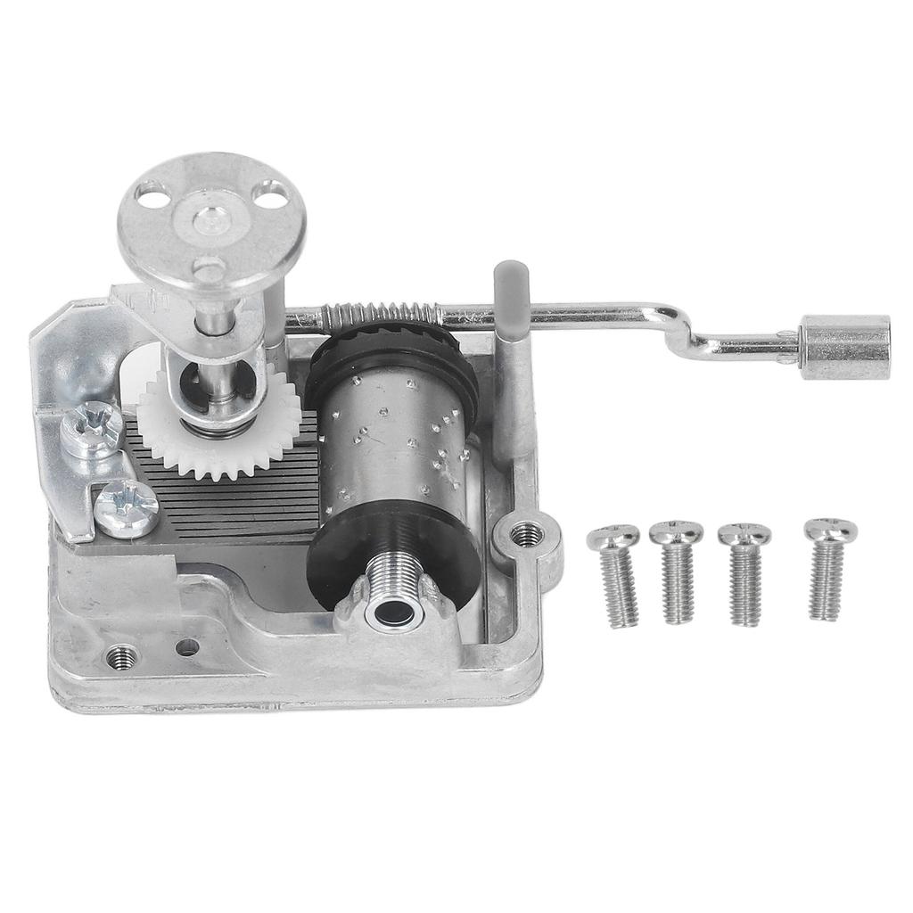 18-нотный музыкальный механизм, ретро-стиль, сменный механизм из сплава, рукоятка, музыкальный механизм