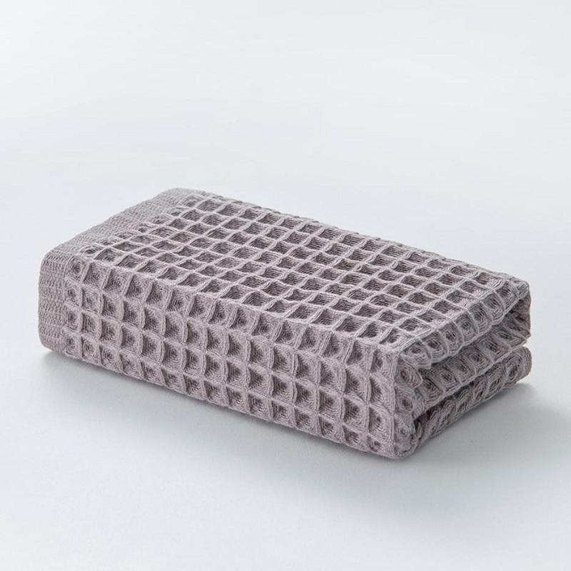 2 шт. Высококачественные хлопковые полотенца для рук Клетчатое полотенце для рук Уход за лицом Волшебное Банное Спортивное Бытовое Неодноразовое Полотенце