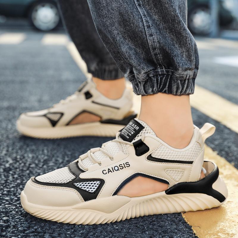 Модные летние новые мужские сандалии модные дышащие крутые мужские кроссовки для спорта на открытом воздухе повседневные легкие пляжные сандалии Sandalias Hombre