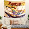Personalized Adventure Time Background Tapestry,Custom Name Birthday Party,Multifunctional Wall Decoration for Home Decor,Various Occasions