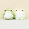 Adorable Plush Frog Keychain Cute Bubble Blowing Frog Bag Charm For Girls