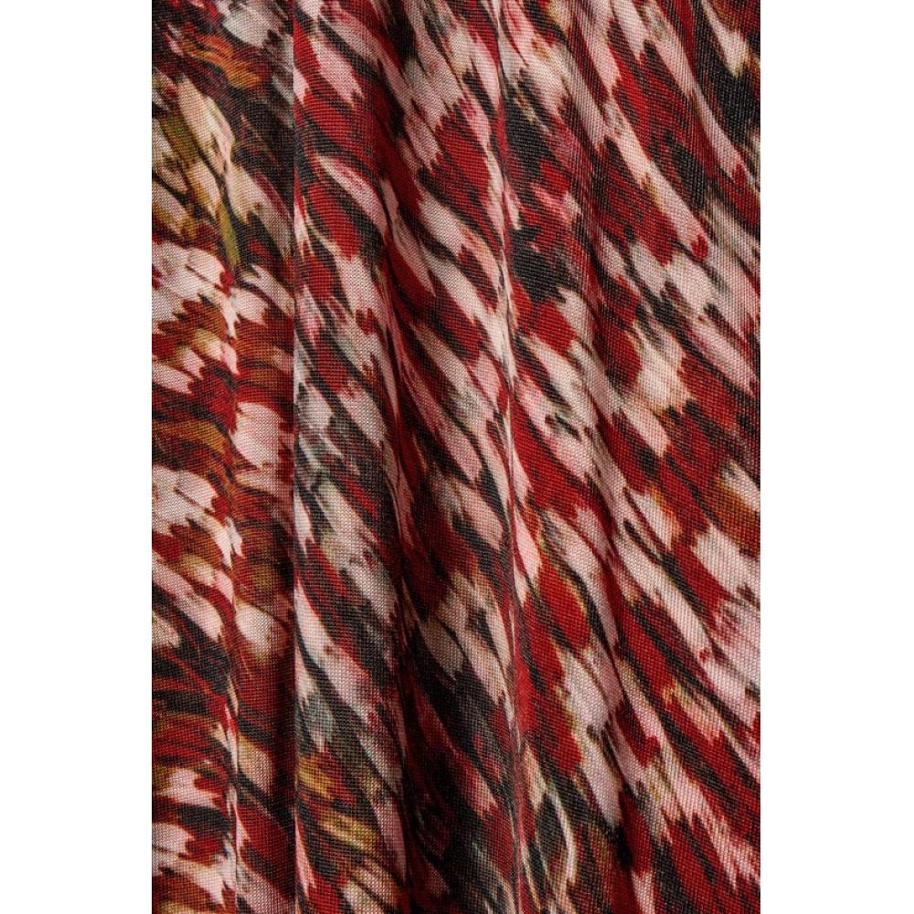 COS Japan Printed Semi Sheer Knit Maxi Dress