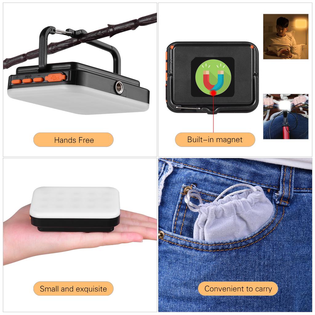 Andoer LY-01 RGB LED Fill Light Photography Lamp Multi-functional Superbright 3200K-6500K Built-in Battery