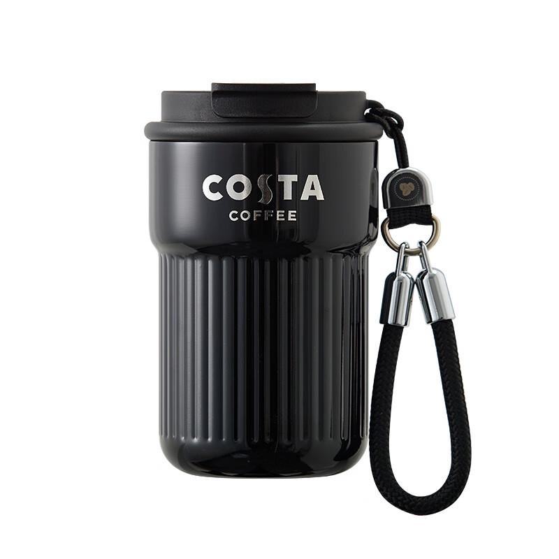 COSTA 420 мл Двухстенная Кофейная Кружка из Нержавеющей Стали для Двух Напитков