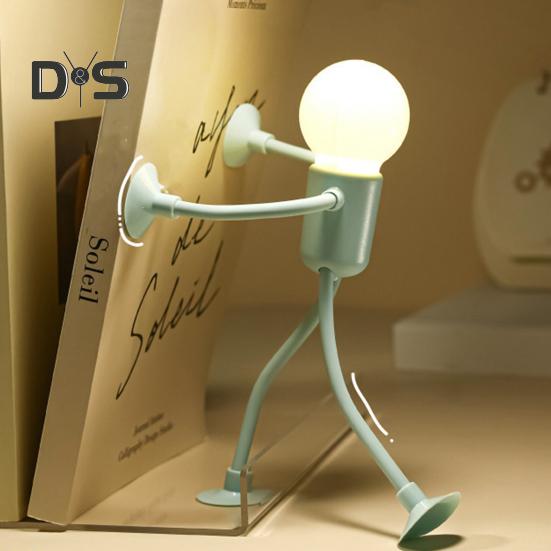 Изменяемая форма забавный ночник светодиодный ночник мягкий свет без мерцания DIY форма ночник рождественское украшение