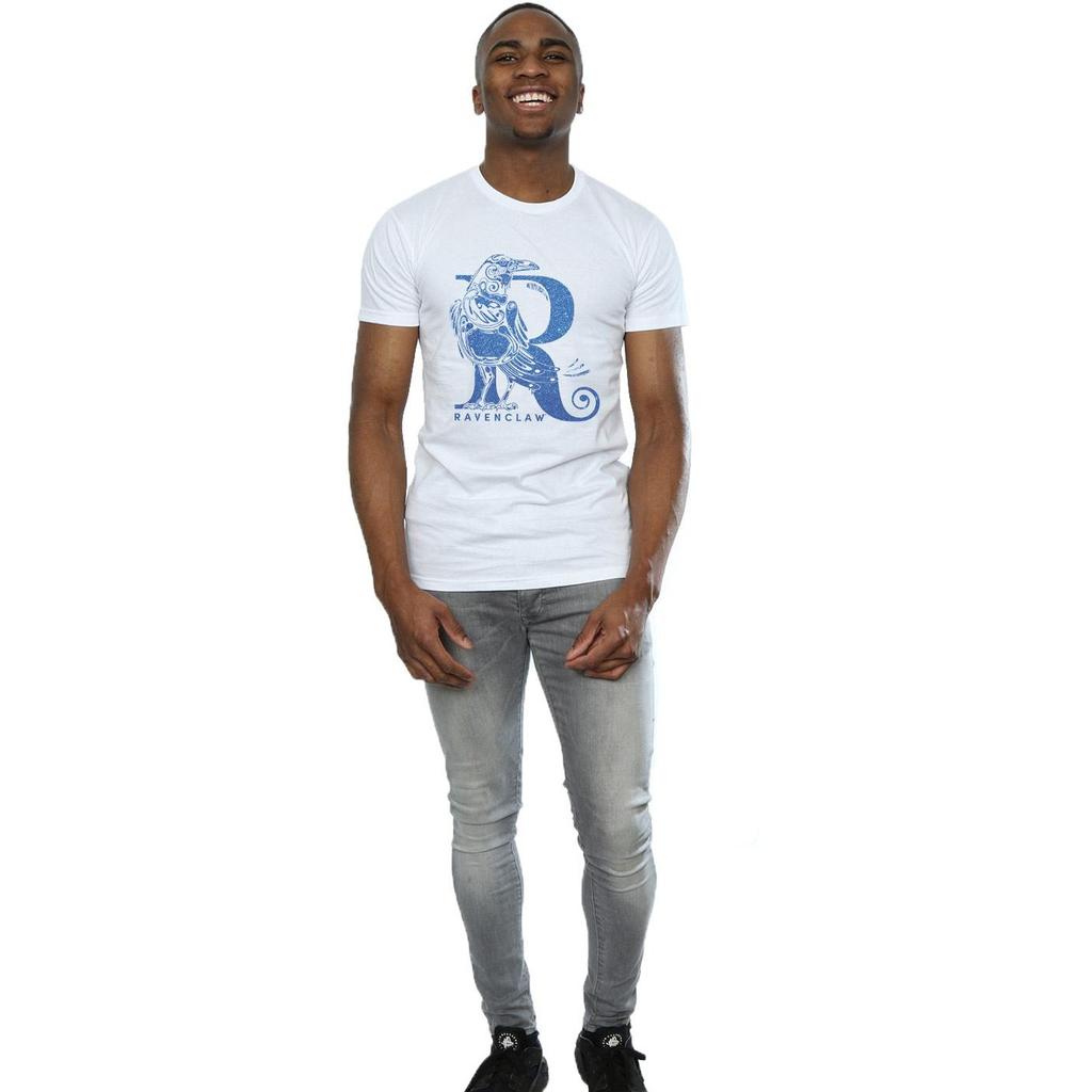 Harry Potter Mens Ravenclaw Glitter T-Shirt
