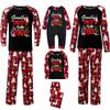 Prints Family Matching Long Sleeve Tops+Pants Set Family Matching Sets