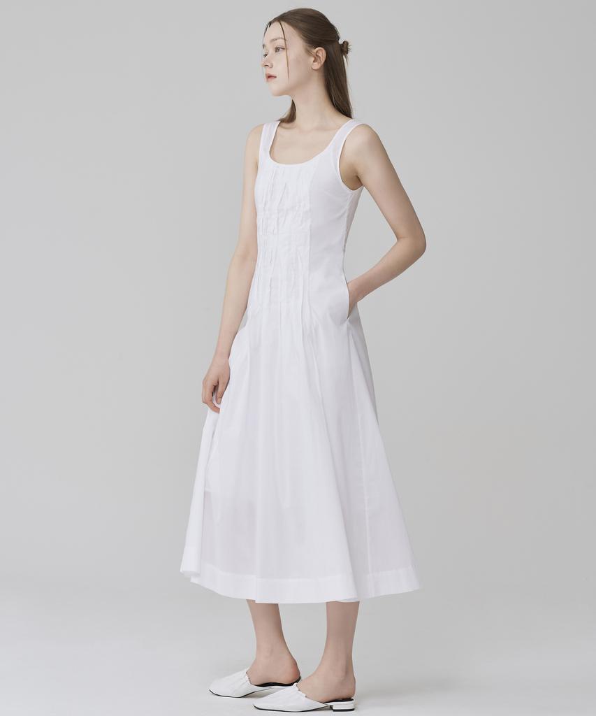 HYEYEONG KIM Smoking Sleeveless Maxi Dress (With Inner Dress)