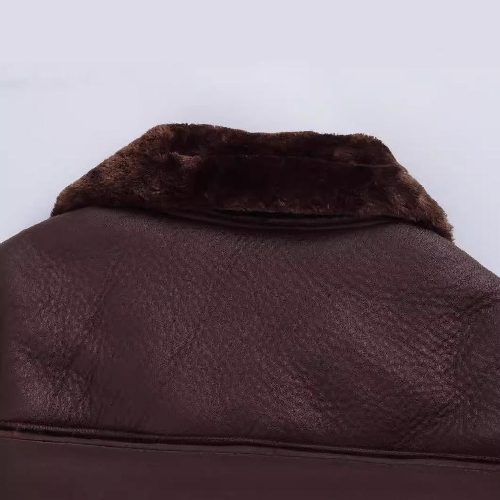 Женская двусторонняя дубленка в европейском и американском стиле, черная, осень 2024, стиль 2969241