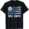 Бейсбол Американский флаг Уилл Смит Лос-Анджелес Бейсбол MLBPA Футболка