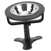 Black, Pink Anti-spill Stainless Steel Pet Feeding Bowl  Indoor household pet feeding