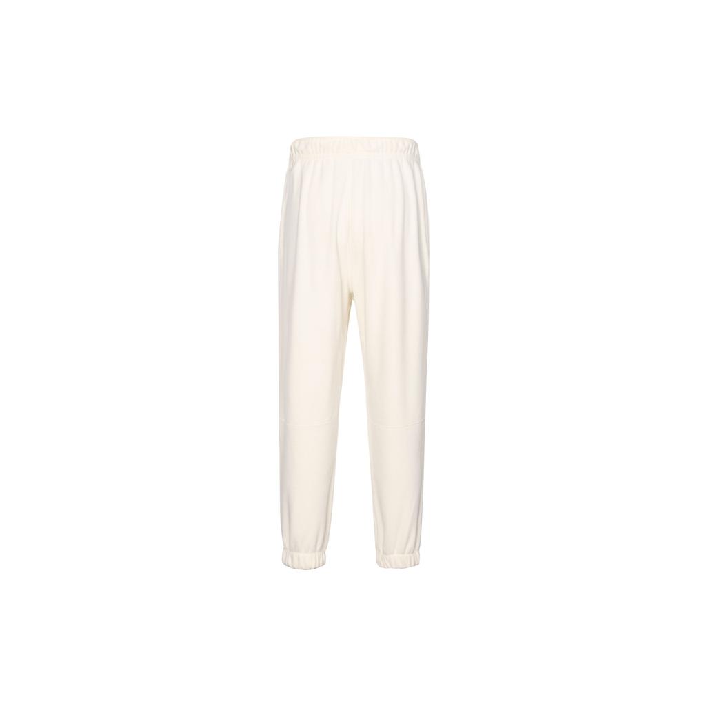 Nike Женские свободные трикотажные спортивные брюки Therma-Fit One Solid Color Drawstring, светло-слоновая кость FB5579-110