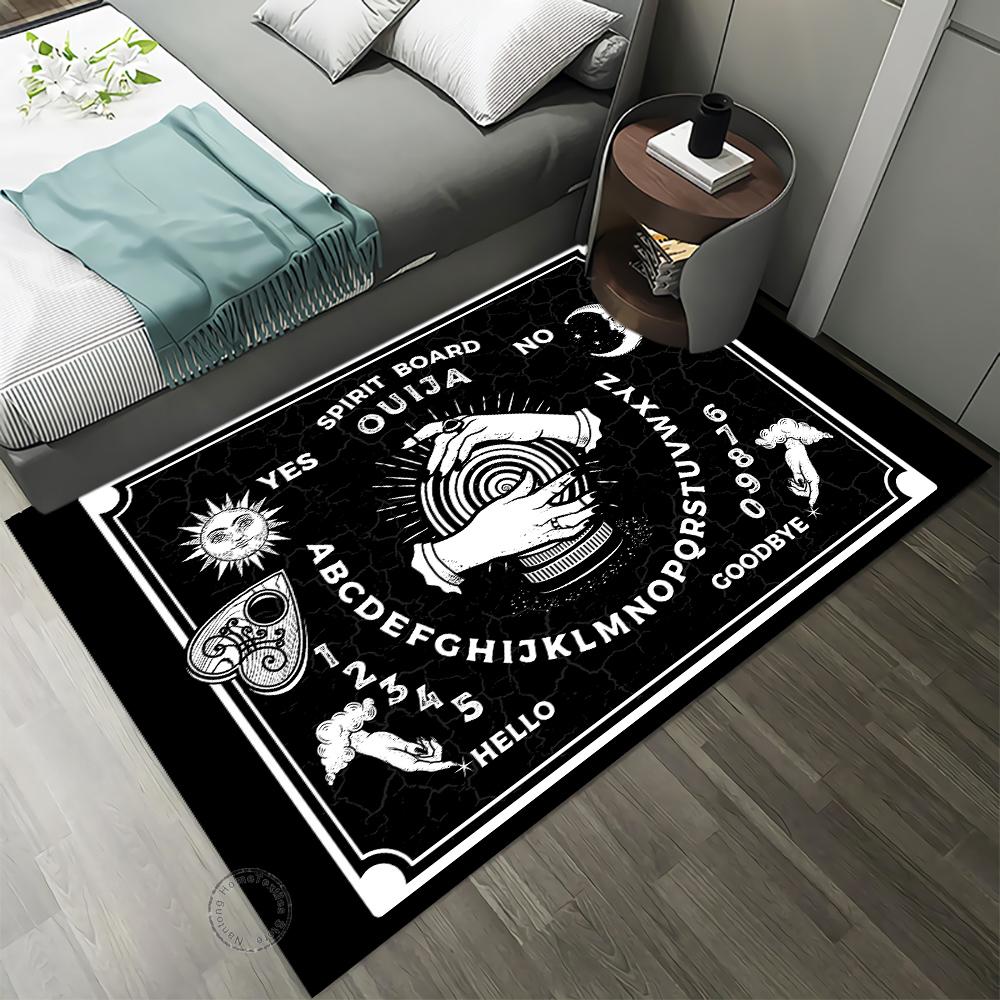 Настраиваемый коврик для гадания Mystery Lounge, напольный коврик для спальни, ковер для комнаты, домашний декор, ковер с черным котом, коврик для гостиной