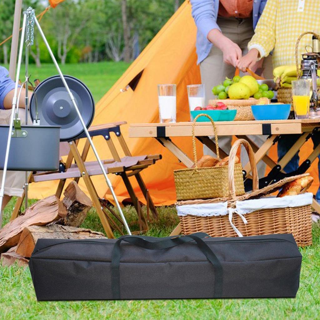 MERIGLARE Tripod Carrying Case Bag Handbag Durable Rod Container Waterproof Tent Accessories Carry Bag Tent Pole Bag for Tent Pole 80cm X 20cm X 20cm