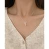 [925 Silver] Angel Cubic Pearl Necklace A 04