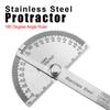 Rotary Measuring Ruler Metal Angle Finder For School Office 180 Degree Protractor Stainless Steel Woodworking Tools Goniometer Angle Ruler