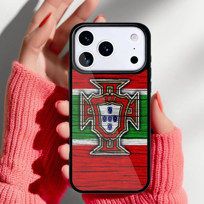 Portugal National Flag Phone Case for iPhone 17 Air 16e 15 14 13 Pro Max Back Cover for 12 11 Pro Coque