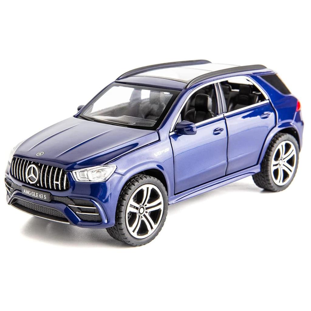 1/32 масштаб Benz AMG GLE 63S внедорожник игрушечный автомобиль, литая под давлением модель автомобиля с откидной спинкой со светом и звуком игрушечный транспорт для детей и мальчиков