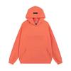 High Street Trend Brand ESSENTIALS Fleece-Lined Heavyweight Flocked Letter Hoodie for Men & Women